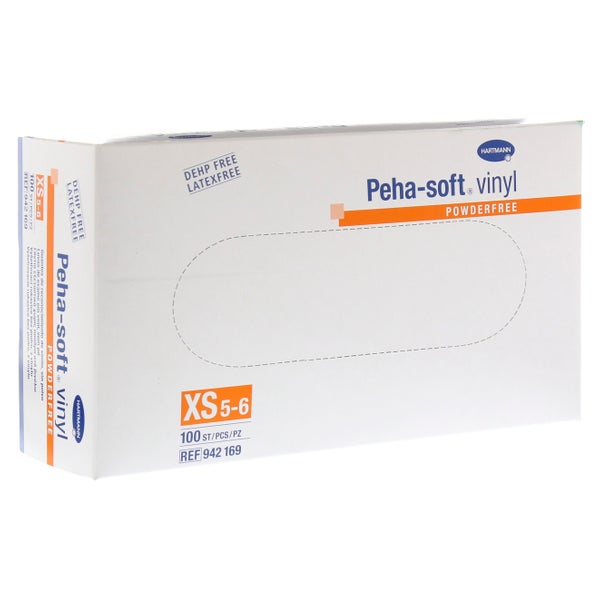Peha-soft Vinyl Unt.handschuhe unste.pud 100 St