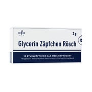 Glycerin Zäpfchen Rösch 2g 10 St