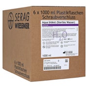 AQUA Bidest Spüllösung 6X1000 ml