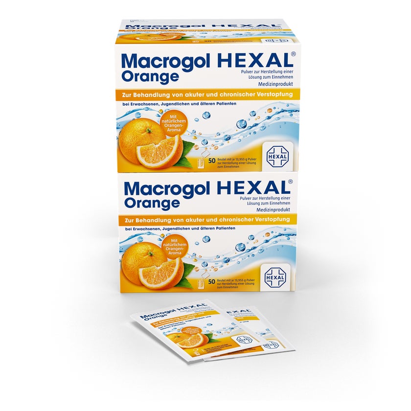 Macrogol Hexal Orange 100 St