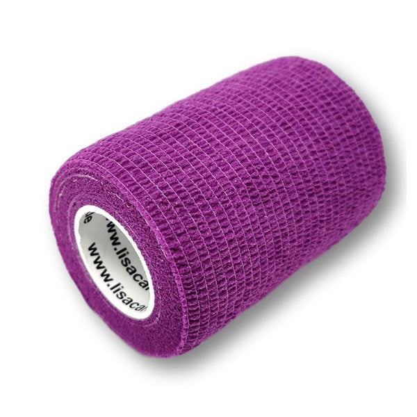 LisaCare selbsthaftende Bandage - Lila - 7,5cm x 4,5m 1 St