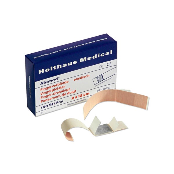 Holthaus Alumed Fingerverband 100 Stück 2 x 12 cm 100 St