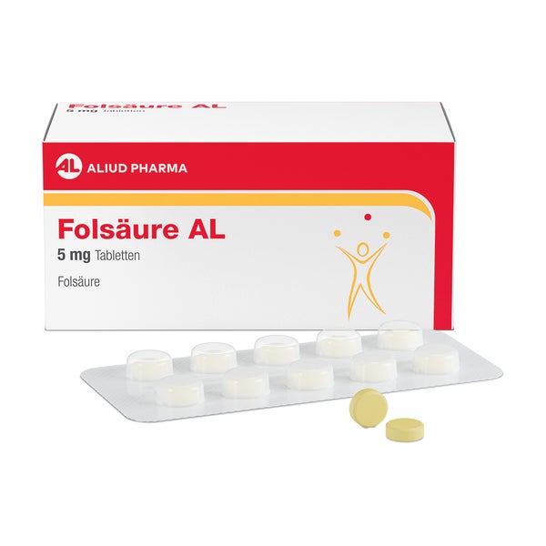Folsäure AL 5 mg Tabletten 50 St