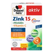 Produktabbildung: Doppelherz Zink + Histidin + Vitamin C Depot 100 St