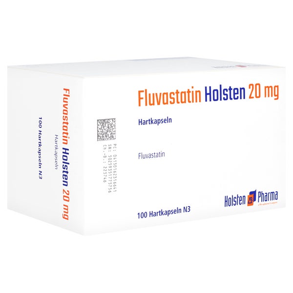 Fluvastatin Holsten 20 mg Hartkapseln 100 St