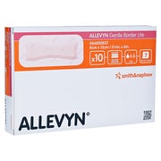 Allevyn Gentle Border Lite 8x15 cm Schau 10 St