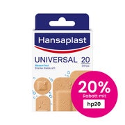 Produktabbildung: Hansaplast Universal Pflasterstrips wass 20 St