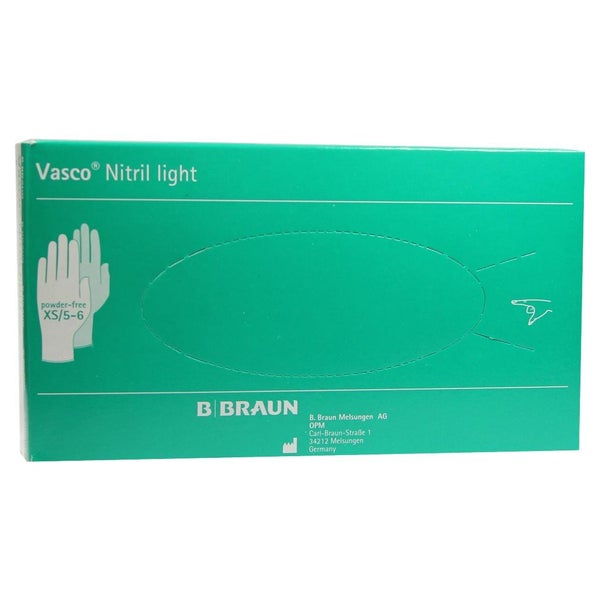 B. Braun Vasco Nitril light Untersuchungshandschuhe blau Gr. XS 100 St