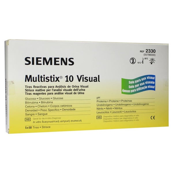 Multistix 10 Visuell Teststreifen 5X50 St