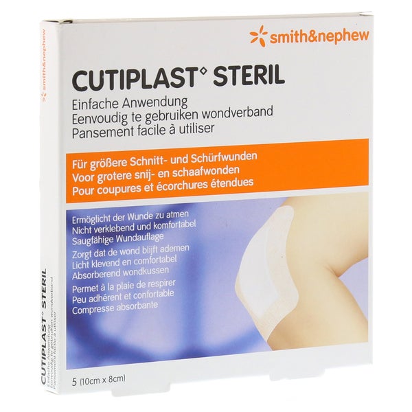 Cutiplast Steril Wundverband 8x10 cm 5 St