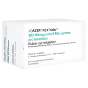 FOSTER NEXThaler 200/6 µg 120 ED Inhalationspulver 2 St