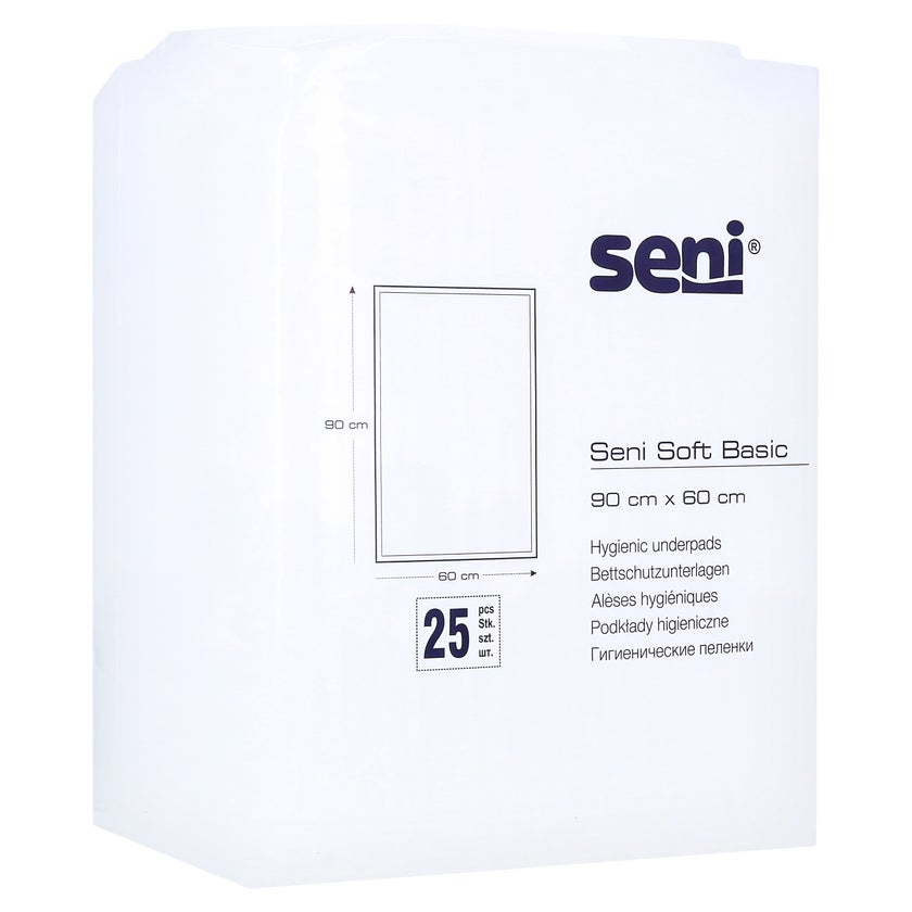 SENI Soft Basic Bettschutzunterlage 60x9 25 St
