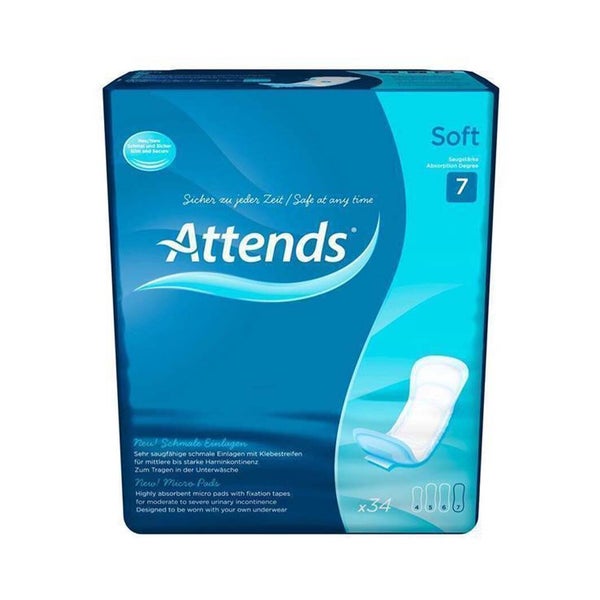 Attends Soft 7 Einlagen, 34er Pack 4X34 St
