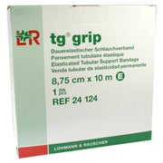 Lohmann & Rauscher tg grip Stütz-Schlauchverband, 10 m, querelastisch und hautfreundlich - 1 Stück, E (8,75 cm) für Arm (groß), Bein, Oberschenkel (klein) 1 St