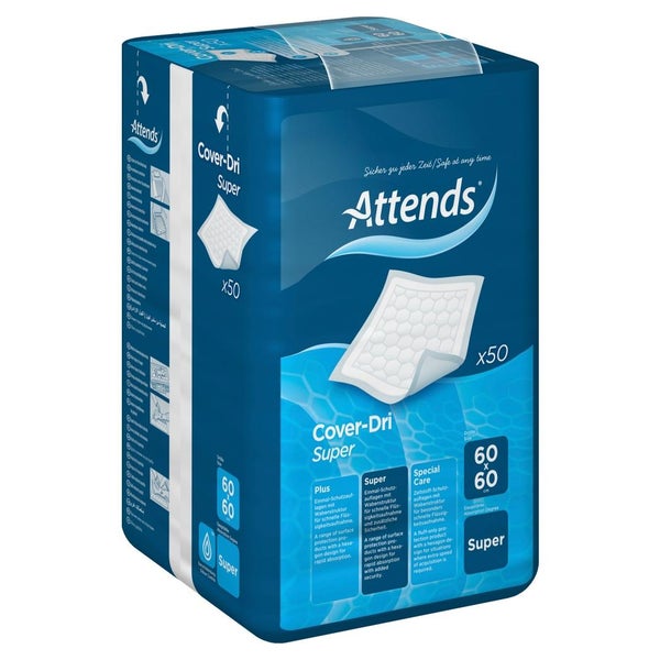Attends Cover-Dri Super Schutzunterlagen 60 x 60 cm 50 St