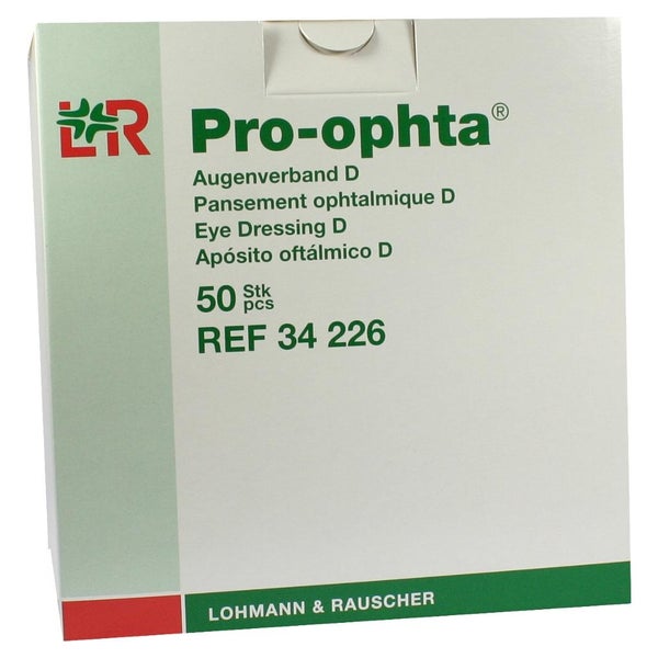 Pro-ophta Augenverband D 50 St