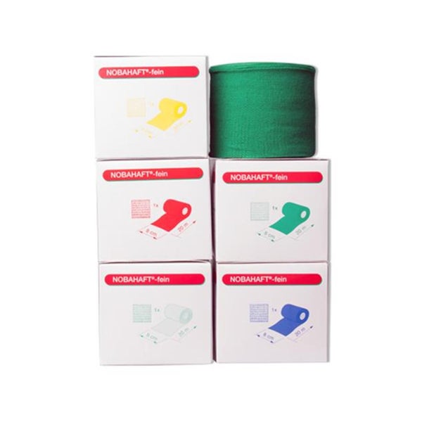 NOBA Nobahaft Fein kohäsive Fixierbinde 20 m x 8 cm - Weiß 1 St