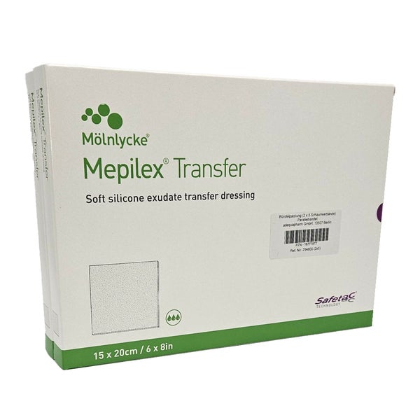 Mepilex Transfer Schaumverband 15x20 cm 10 St