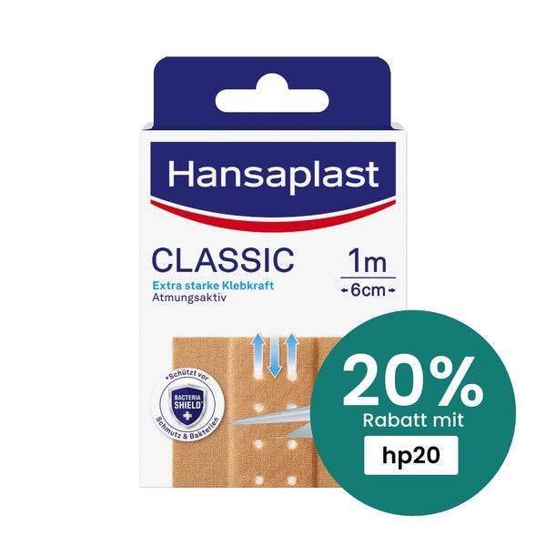 Hansaplast Classic Pflaster 6 cmx 1 m 1 St