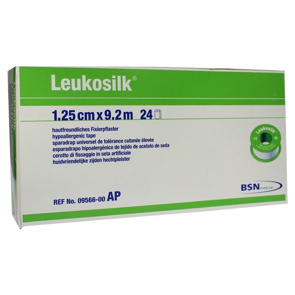 LEUKOSILK 1,25 cmx9,2 m 24 St