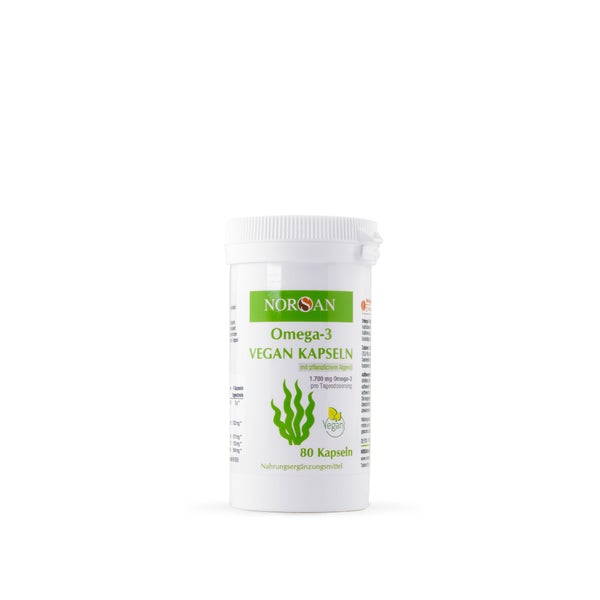 Norsan Omega-3 VEGAN KAPSELN 80 St