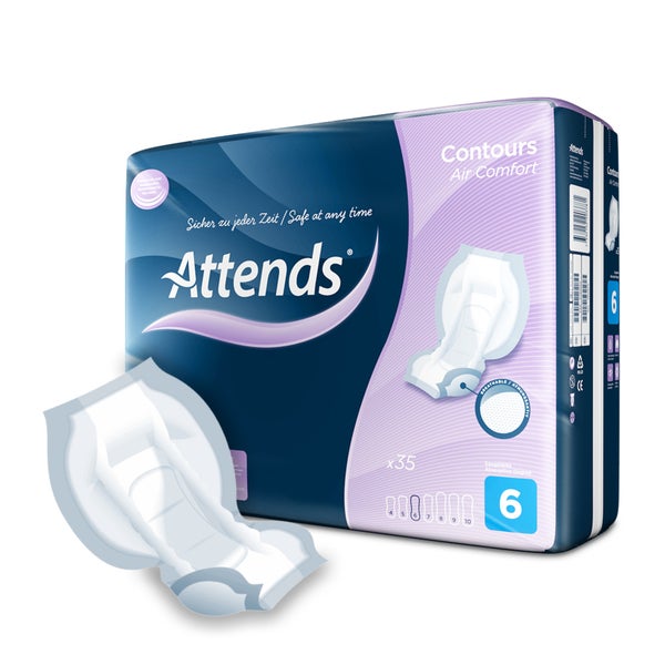 Attends Contours Air Comfort 6 Vorlagen 35 St