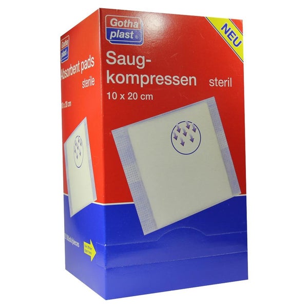 Saugkompressen Steril 10x20 cm 25 St
