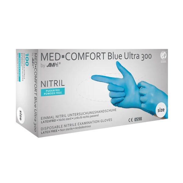 MED Comfort Blue Ultra 300 U.Hands.Nitri 100 St 100 St