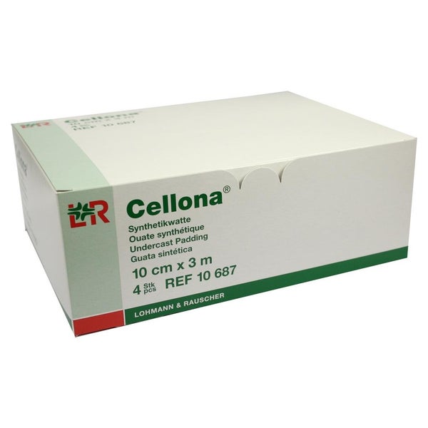 Lohmann Rauscher Cellona Synthetikwatte - 4 Stück 10 cm x 3 m 4 St