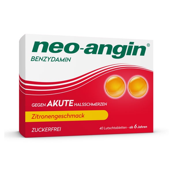 neo-angin Benzydamin Zitronen-Geschmack 40 St
