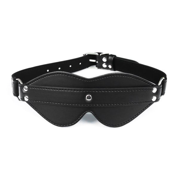 Blindfold with Pu Strap 1 St