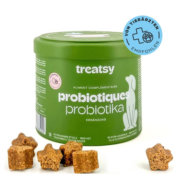 Treatsy Nahrungsergänzungsmittel – Probiotika für Hunde 180 g