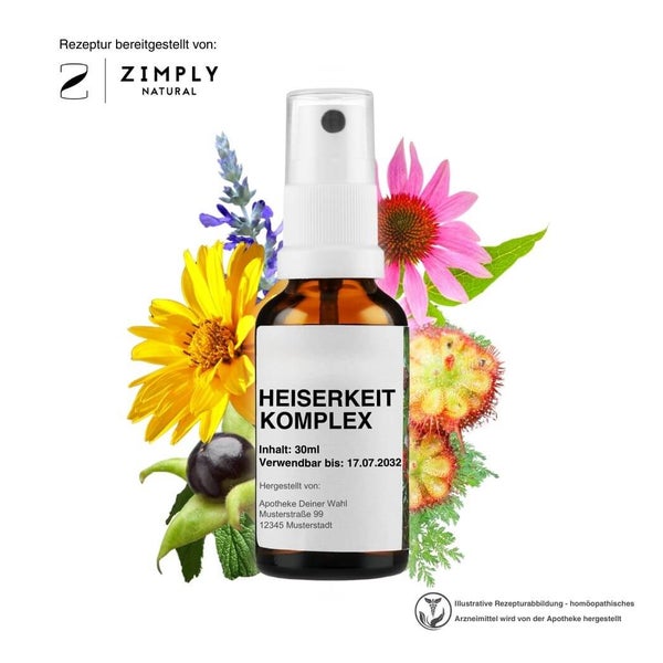 Zimply Natural HEISERKEIT KOMPLEX - Pflanzbasierte Rezeptur 30 ml