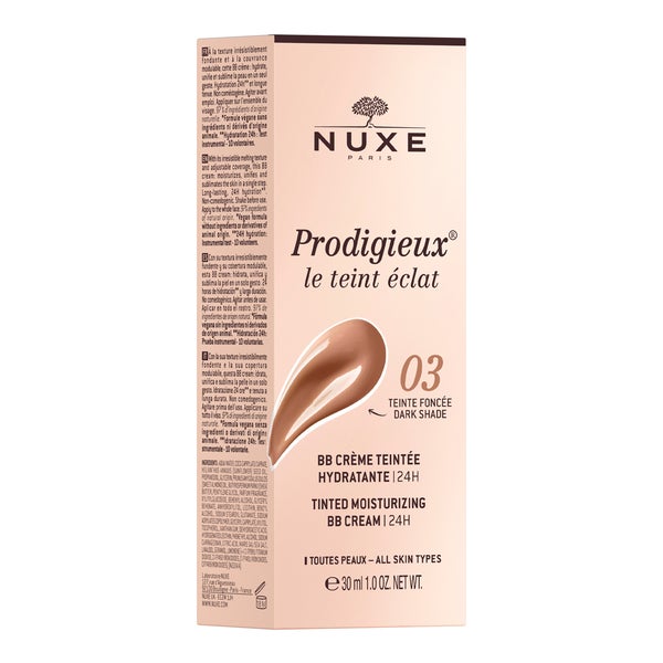 NUXE Prodigieux - Feuchtigkeitsspendende BB-Creme (dunkel) 30 ml