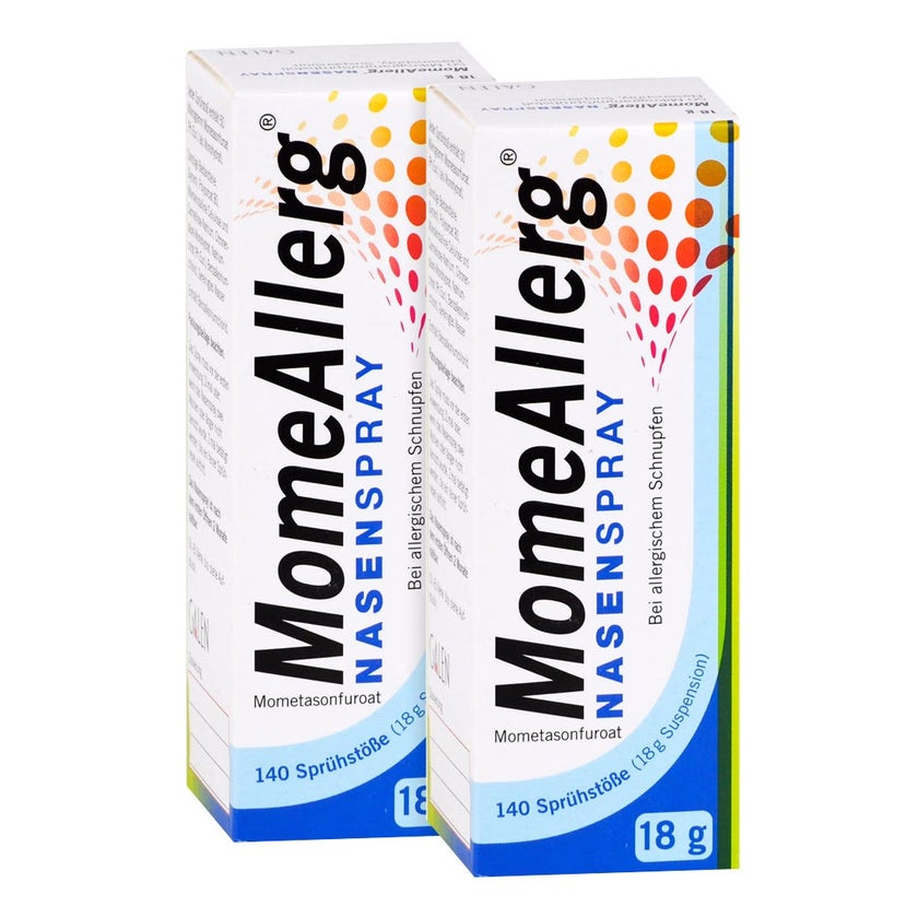 MomeAllerg® 50 µg/Sprühstoß Nasenspray Doppelpack 2X18 g