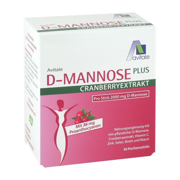 D-mannose Plus Cranberryextrakt 2000mg Pulv.sticks 30X2,71 g