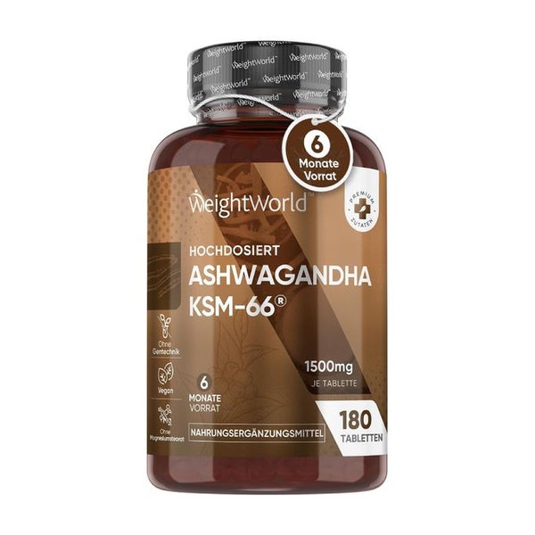 WeightWorld Ashwagandha KSM-66 180 St