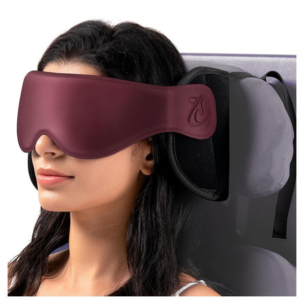 Reisekissen Flugzeug Nackenkissen mit Schlafmaske 1 St