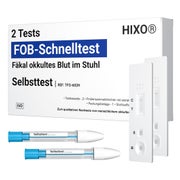 HIXO FOB Darmkrebs Test Schnelltest  Stuhl Früherkennung 2 St