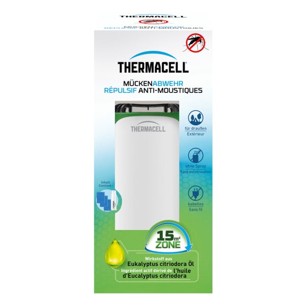 Thermacell Mückenabwehr Protect, weiß-grün - Mückenschutz Standgerät 1 St