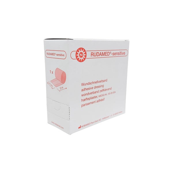 Noba Rudamed-sensitive Wundschnellverband, 4 cm x 5 m, 20 Stück 100 m