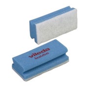 Vileda Professional Padschwamm Non-Scratch – kratzfreie Reinigung empfindlicher Oberflächen - 1 Packung = 10 Stück, blau