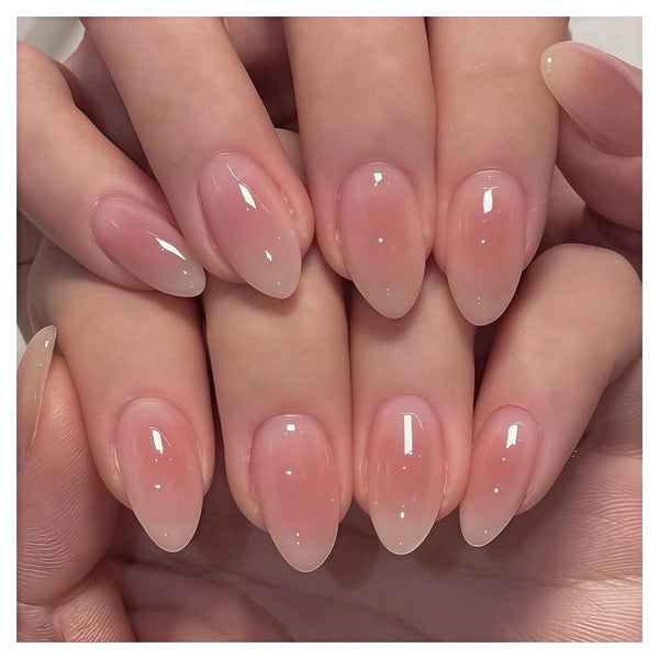 Falsche Nägel 24 Stück Rosa Farbverlauf Rosa Ombre 1 ml (1er 1 St