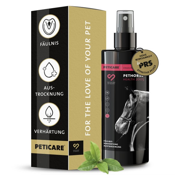 Peticare Strahl-Pflege Mittel für Pferde gegen Strahlfäule, bei Fäulnis am Huf 250 ml