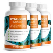 ProFuel - Hyaluron Kapseln 500mg - 3x 120 Kapseln 360 St