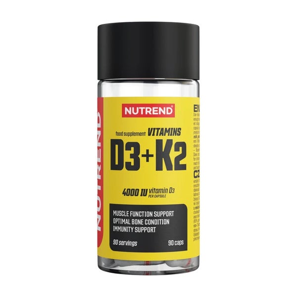 Nutrend Vitamin D3 + K2 4000 IU /60 ug- 90 Caps 0.2 kg
