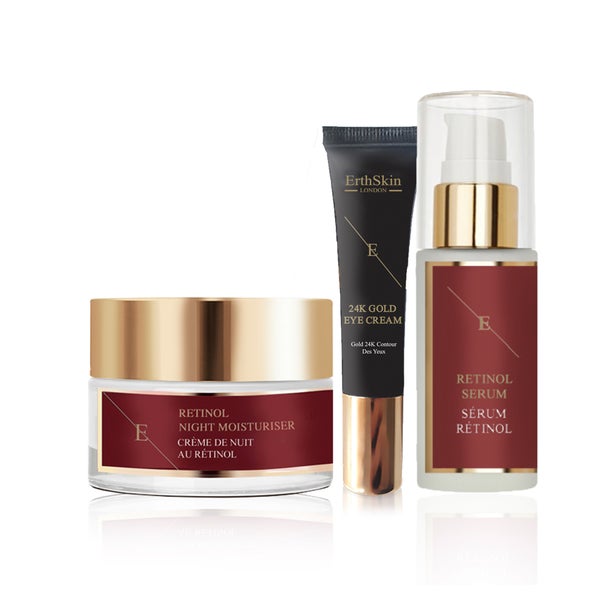 Retinol Serum + Pro Retinol Nachtpflege + Augencreme Set 1 St