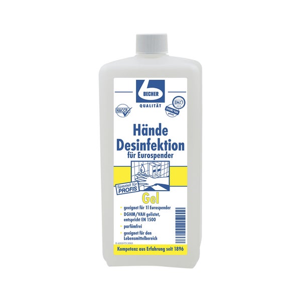 Hände Desinfektion Gel 1000 ml