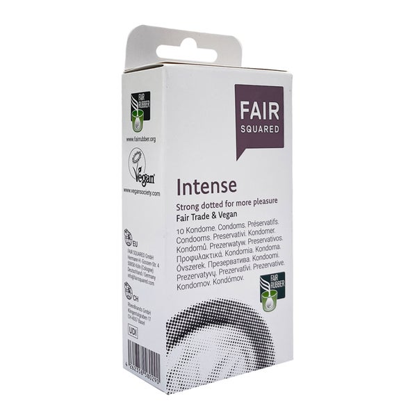FAIR SQUARED Intense Kondome 53 mm, 10 Stück 10 St