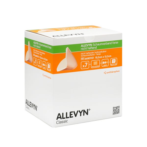 Allevyn Schaumverband Ferse 10,5x13,5cm N.haft. 7 St